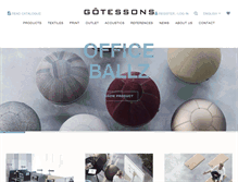 Tablet Screenshot of gotessons.com